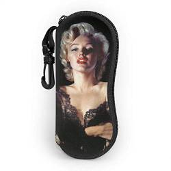 HGFK Marilyn Monroe Brillenetui, Sonnenbrillenetui, Gummi-Reißverschluss-Brillenetuis von HGFK