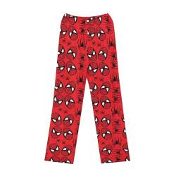 Anime Hose Plüsch Schlafanzug Damen Plüsch Hose Schlafhosen Fleece Schlafhosen Fleece Plüschhose Damen Kuschelhose Damen Flauschig Kawaii Pyjama Pyjamahose Damen Katze Katzen Schlafanzug von HGWOPGASD