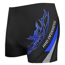 HHD® Badehose für Herren aus guter Elastizität aus High-Tech Boxershorts, Badeshorts mit vorderem Tie für Strand/Sport/Schwimmen/Tauchen von HHD