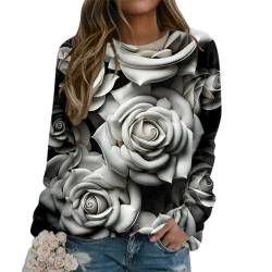 HHOP Valentinstag Oversize Hoodie Damen Dirndl Damen midi Hoodie Jacke Damen Oversize Maritime Kleidung Damen Strickweste Damen ärmellos tesettür giyim Oversize Pullover Damen Hoody mit Kapuze von HHOP