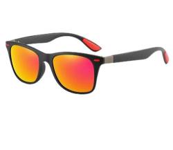 2024 Polarisierte Sonnenbrille Herren Damen Fahrer Schatten Herren Vintage Sonnenbrille Herren Spuare Spiegel Sommer UV400, C7, Andere, C7, Otro von HHXWAN