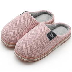 HIDARLING Hausschuhe Damen Herren mit Memory Foam Pantoffeln mit Rutschfester Gummisohle Weich und Flauschig Puschen Bequem Schuhe für drinnen und draußen (Rosa, numeric_40) von HIDARLING