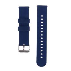 22 mm/20 mm Armband, universelles Schnellverschluss-Armband for Herren und Damen (Color : Navy blue, Size : 20mm) von HIFFEY