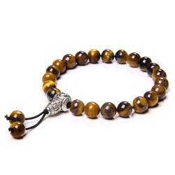 8 mm Steinperlen-Armband, rund, Lapislazuli-Perlen, elastisches Armband, Gebet, Yoga, Geschenke for Damen und Herren (Size : 19CM, Color : B) von HIFFEY