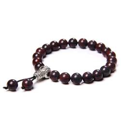 8 mm Steinperlen-Armband, rund, Lapislazuli-Perlen, elastisches Armband, Gebet, Yoga, Geschenke for Damen und Herren (Size : 19CM, Color : D) von HIFFEY
