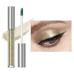 Frauen Perlglanz Gesicht Flüssigkeit Lidschatten Highlighter Shiny Eyeliner Glitter Diamant Lidschatten Wasserdichte Augen Make-Up Schönheit (Color : A9) von HIFFEY