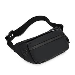 HIHELO Handtasche Bauchtasche Brusttasche Wasserdicht Persönlichkeit Freizeit Outdoor Sport One-Shoulder Crossbody Bag-1 von HIHELO