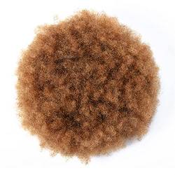 HIHELO Shaggy Curly Pferdeschwanz Haarverlängerungen Afro mit Kordelzug Haarkamm Pferdeschwanz Brötchen Perücke Haarteile for Schwarze Frauen (Color : B, Size : 8inch 60g) von HIHELO