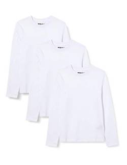 HIKARO Hik0035aw T-Shirt, Weiß (Weiß), 20, 3er-Pack von HIKARO