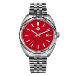 San Martin YN55 Luxus-Herren-Armbanduhr, 40 mm, originelles Design, lässig, sportlich, emailliert, automatische mechanische Uhren, V 1 von HILLEO