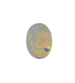 Geschnitzter Ganesh-Ji-Opal, handgefertigter Schnitz-Opal, lose Edelsteinform, ovale Größe: 16,1 x 11,9 mm, Gewicht: 4,05 ct. von HIMALYA QUARTZ
