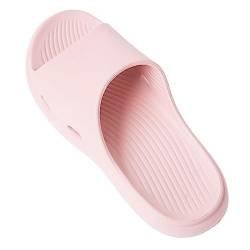 HJBFVXV Damen-Hausschuhe Eva Anti Slip Bathroom Women Slippers Home Indoor Summer Slides House Solid Color Shoes Bedroom Soft Leisure Sandals (Size : 39-40) von HJBFVXV