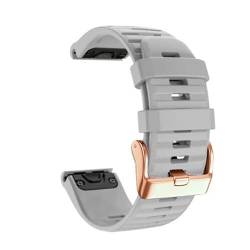 HKIDKK 20 22 26 mm Smartwatch-Sport-Silikonarmband für Garmin Fenix7 7X 5 5X 5S 6 6S 6X Pro 3HR einfaches Schnellverschluss-Uhrenarmband, 20mm Fenix 5S 6S Pro, Achat von HKIDKK