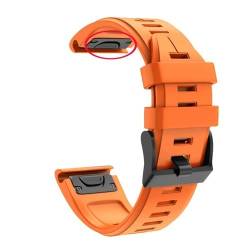 HKIDKK 22 x 26 mm Silikon-Smart-Armband für Garmin Fenix 7 7X 6 6X Pro 5 5X Plus 3HR Enduro Tactix 7 Pro Schnellverschluss-Armbänder, 26mm For Fenix 5X 5XPlus, Achat von HKIDKK