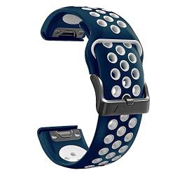 HKIDKK Sport-Silikon-Armband für Garmin Fenix 6X 6S 6Pro 5X 5 5S Plus 3HR D2 Delta PX 26, 22 mm, Schnellverschluss-Armband, 22mm Fenix 6 6Pro, Achat von HKIDKK