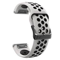 HKIDKK Sport-Silikon-Armband für Garmin Fenix 6X 6S 6Pro 5X 5 5S Plus 3HR D2 Delta PX 26, 22 mm, Schnellverschluss-Armband, Forerunner 935 945, Achat von HKIDKK