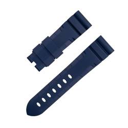 HKIDKK Uhrenarmband für Panerai-Armband für PAM1392/0682-Serie, weiches FKM-Gummi, 22 mm, 24 mm, 42/44 mm Zifferblatt, 24 mm, Achat von HKIDKK