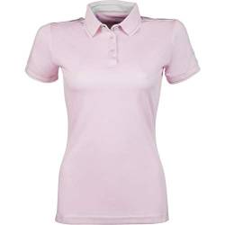 HKM 11319 Poloshirt Classico, Reitshirt T-Shirt Damenshirt, Hellrosa, L von HKM