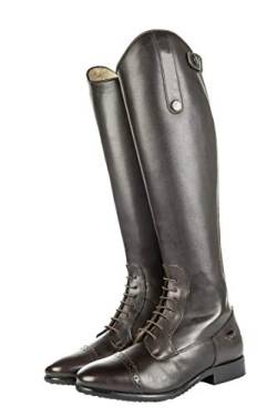 HKM 9217 Reitstiefel Valencia, Lederreitstiefel, Unisex Normal/Extra Weit, Braun, 37 von HKM