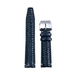 HKTS 20 mm / 22 mm Rindsleder, handgewebt, passend für IWC-Armband, Portugieser Pilotenuhr, gebogenes Ende, echtes Leder, 22 mm, Achat von HKTS