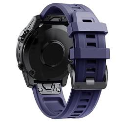 HKTS 22 x 26 mm Armband für Garmin Fenix 7 7X Epix 6 6X Pro 5 5X Plus 3 3HR 945, einfach anzubringen, offizielles Correa-Silikon-Armband, 26mm Width, Achat von HKTS