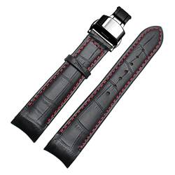 HKTS Uhrenarmband mit gebogenem Ende, für Citizen BL9002-37 05A BT0001-12E 01A, echtes Leder mit Schmetterlingsschnalle, 20, 21, 22 mm, modisches Armband, 22 mm, Achat von HKTS