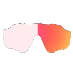 HKUCO Ersatz-Brillengläser für Oakley Jawbreaker Sonnenbrille Photochromes Rot von HKUCO