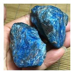 HLELU Natürlicher Apatit-Kristall, rauer, roher Stein, Gesteinsprobe Madagaskar WEISHENYIN (Material : 140g-150g) von HLELU