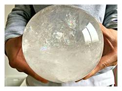 HLELU Natürlicher Schönheits-Quarz-Stein-weiße Kristallkugel for Wohnkultur WEISHENYIN von HLELU
