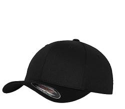 Flexfit Caps Wooly Combed Cap Delta Tartan Glen Unisex Cap Baseball XXS-XXL Basecap Mütze, S-M, 1x Black/Black & 1x HL-Kauf Notizblock von HLKauf