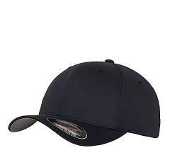 Flexfit Caps Wooly Combed Cap Delta Tartan Glen Unisex Cap Baseball XXS-XXL Basecap Mütze, XS-S, 1x Dark Navy & 1x HL-Kauf Notizblock von HLKauf