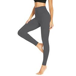 HLTPRO Leggings Damen Leggins Hose für Frauen High Waist Blickdicht Leggings Elastisch Bauchkontrolle Lang Sportleggins Yogahose für Outdoor Gym Freizeit von HLTPRO