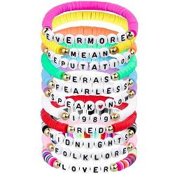 HLenyoy Freundschaft Armbänder Set - 11Pcs Inspiriert Armband Sommer Strand Armbänder Einstellbare Stretch Perlen Armbänder für Frauen Mädchen Zubehör Armband von HLenyoy