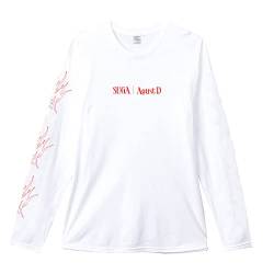 HMRS Suga Agust D D-Day Merch Langarmhemd, Unisex K-Pop-Waren-Baumwollhemd für Fans White A-S von HMRS