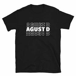 Suga Agust D Tour Merch T-Shirt D-Day K-Pop Support Baumwoll-T-Shirt für Fans C-XL von HMRS