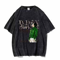 Suga D-Day Album Merch T-Shirt Vintage Distressed Decolor Dirty-geliebtes Baumwoll-Lose T-Shirt A-3XL von HMRS