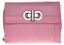 Damen Schöne Baby-Pink Leder Portemonnaie - Geldbörse HMT von HMT