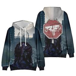 HNDB Drama Starring Hoodies Game The Last, Ellie Hoodies Couple Outfit Dating Prom, Männerkostüme Frauen Teenager Cosplay Uniform Mantel Anzug Sweatshirt (A,3XL) von HNDB