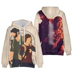 HNDB Drama Starring Hoodies Game The Last, Ellie Hoodies Couple Outfit Dating Prom, Männerkostüme Frauen Teenager Cosplay Uniform Mantel Anzug Sweatshirt (C,L) von HNDB