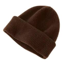 Beanie für Herren Damen,Bequeme atmungsaktive weiche 100% Kaschmir Beanie Warme Herbst Winter Strickmützen von HNVAVQ