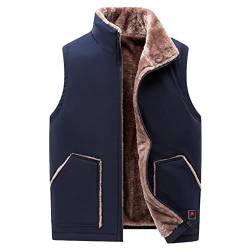 Softshell Weste Herren Fleece Gilet Body Warmer Outerwear mit Taschen von HNVAVQ