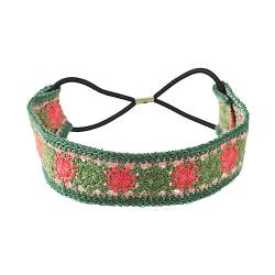 Ethnisches Damen-Haarband, hohles Blumen-Haarband, Outdoor, Camping, Foto, gehäkelt, Haarband, Frühling, Sommer, Stirnband für Reisen, Strick-Bandana, Kopftuch, Strick-Bandana, Strick-Bandana von HNsdsvcd