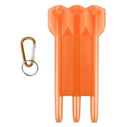 HNsdsvcd Darts Pin Case Darts Storage Portable Darts Box for Outdoor Darts Box Outdoor Accessory Suitcases Accessory Container Darts Storage Holder Case, Farbe: Orange von HNsdsvcd