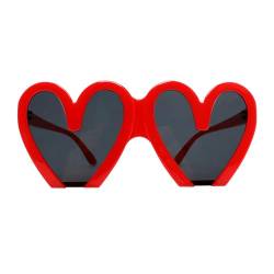 HNsdsvcd Lustige Herz-Sonnenbrille mit Herzmotiv, Strand-Sonnenbrille, übergroße Herz-Sonnenbrille, Schatten-Sonnenbrille von HNsdsvcd