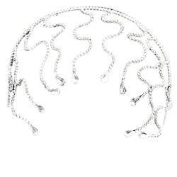 Kristall-Braut-Stirnband für Hochzeit, Medusa, Haarreif, Schlange, Strass, Schlangen-Stirnband, Schlange von HNsdsvcd