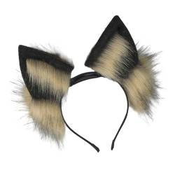 Niedliches Kätzchen-Ohr-Haarreif, Cosplay-Charakter-Haarband, Live-Übertragung, Cosplay-Kopfbedeckung für Teenager, Frauen, Ohr-Stirnband, Erwachsenengröße, Ohr-Stirnband, Make-up, Ohr-Stirnband zum von HNsdsvcd