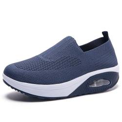 HOBTEC Damen-Slip-On-Schuhe, Luftpolster-Memory-Foam-Komfort-Damen-Turnschuhe (Color : A, Size : 36 EU) von HOBTEC