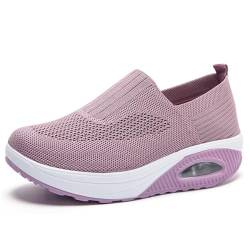 HOBTEC Damen-Slip-On-Schuhe, Luftpolster-Memory-Foam-Komfort-Damen-Turnschuhe (Color : D, Size : 36 EU) von HOBTEC
