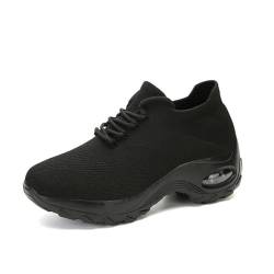 HOBTEC Damen-Sneaker mit Fußgewölbeunterstützung aus Memory-Schaum (Color : C, Size : 35 EU) von HOBTEC