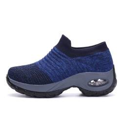 HOBTEC Damen-Sneaker mit Memory-Schaum, Bequeme Arbeits-Wanderschuhe for Hineinschlüpfen (Color : E, Size : 41 EU) von HOBTEC